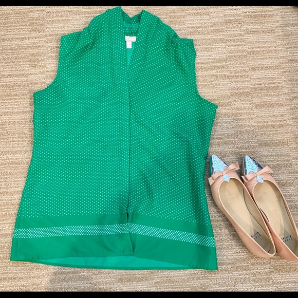 Banana Republic Tops - Banana Republic sleeveless, collarless blouse.